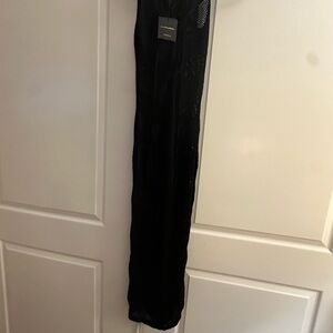 JLUXLABEL Black Knit Cover-Up